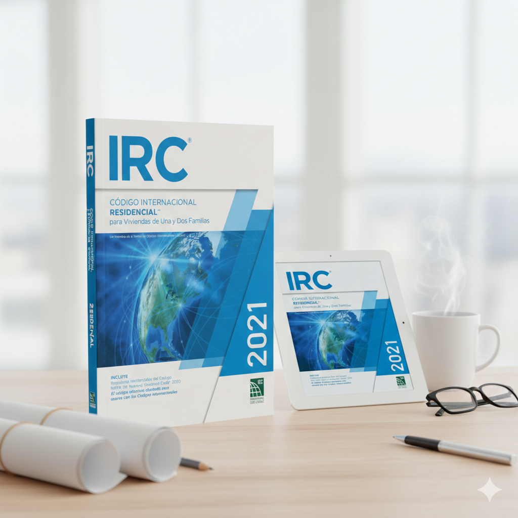IRC 2021 en Español – Código Internacional Residencial para Viviendas de Una y Dos Familias