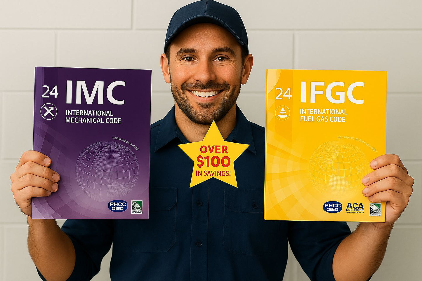HVAC Ultimate Codebook Kit - 2024 IMC + IFGC International Mechanical Code + International Fuel Gas Code