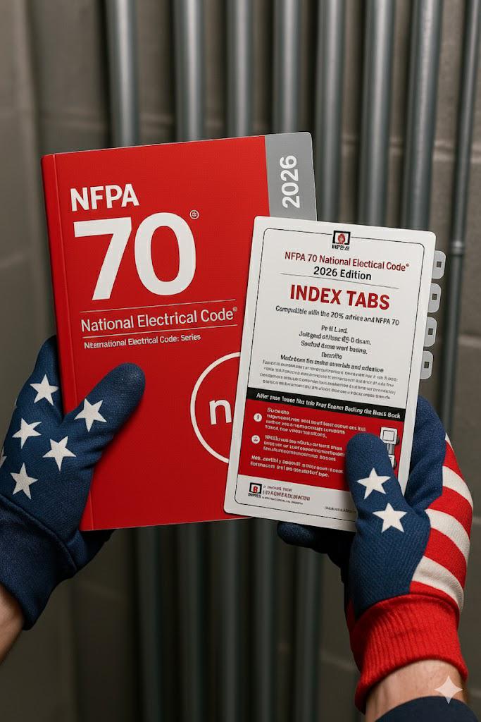 NFPA 70 National Electrical Code 2026 Edition with Tabs