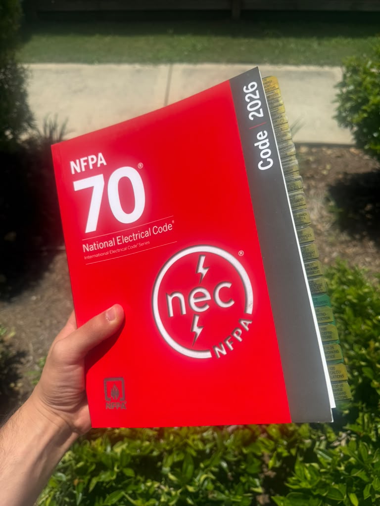 2026 NFPA 70® NEC® Texas Exam Edition — Tabbed, Highlighted & Master Electrician Notes
