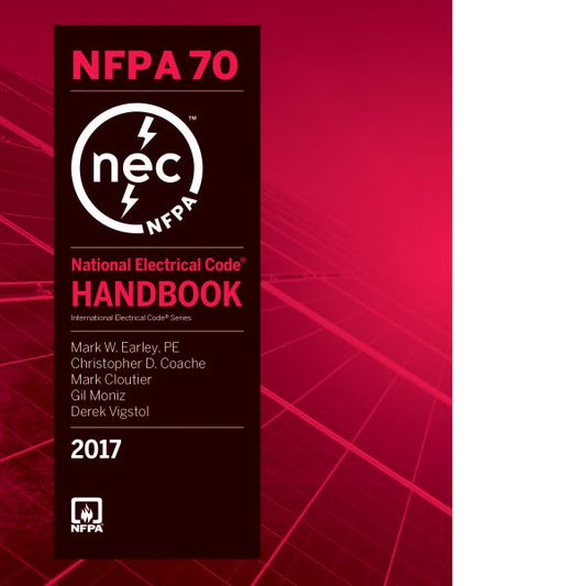 NFPA70 National Electrical Code Handbook 2017 Hardcover Edition