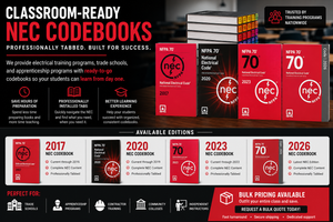Bulk NEC Codebooks for All Electrical Training Programs