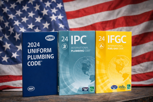 Ultimate Plumbing Codebook Kit - IPC,UPC,IFGC 2024 Latest Edition