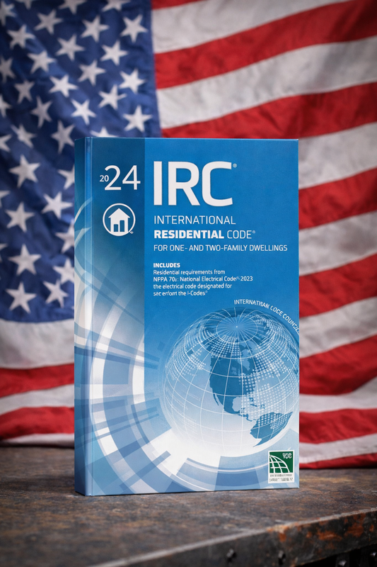 IRC International Residential Code 2024 For Contractors & Home Builders