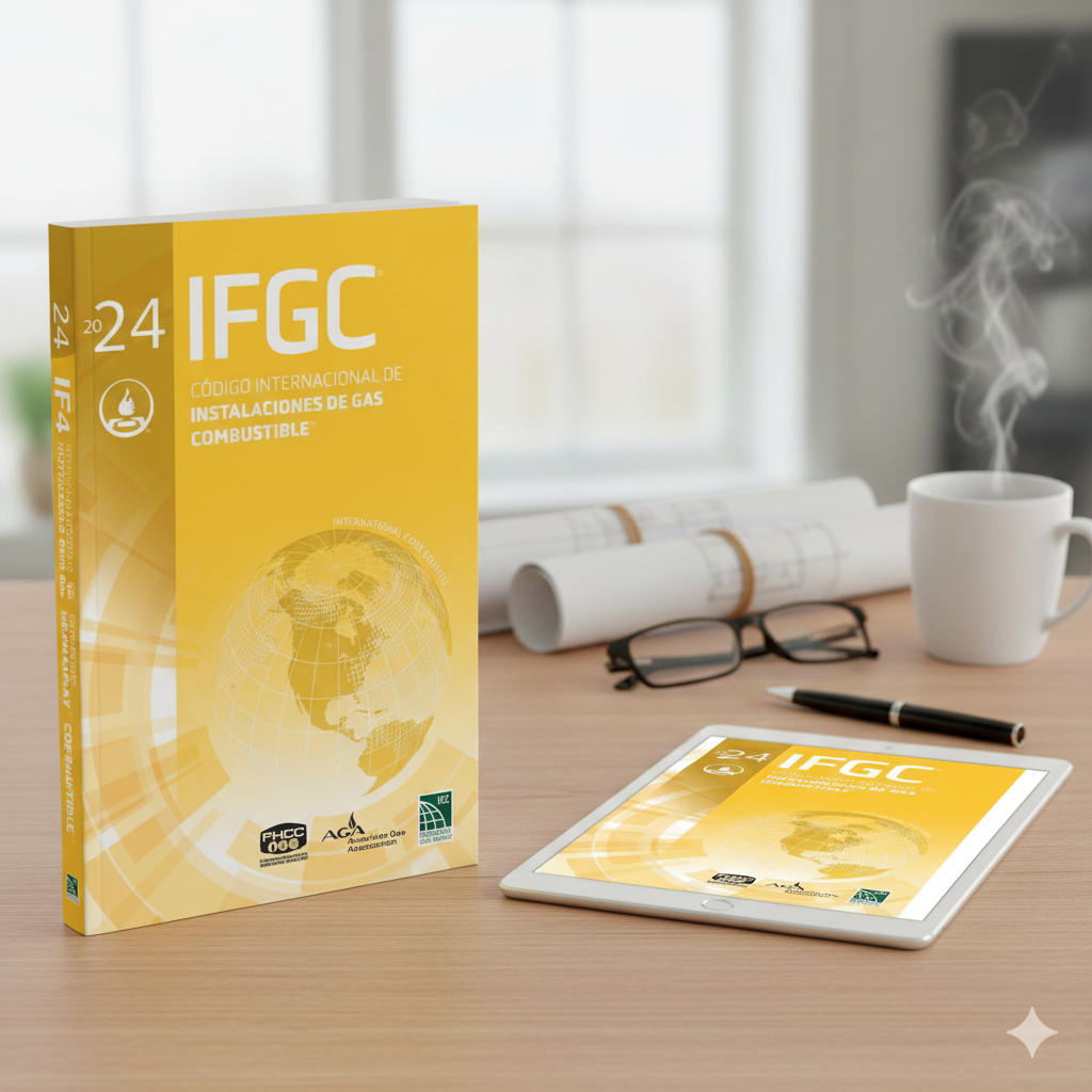 IFGC 2024 en Español Código Internacional de Gas Combustible – International Fuel Gas Code Spanish Edition