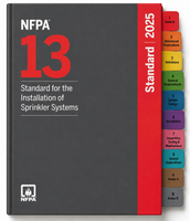 NFPA 13 Tabbed For You - 2025 Edition Standard For The Installation of Sprinkler Systems