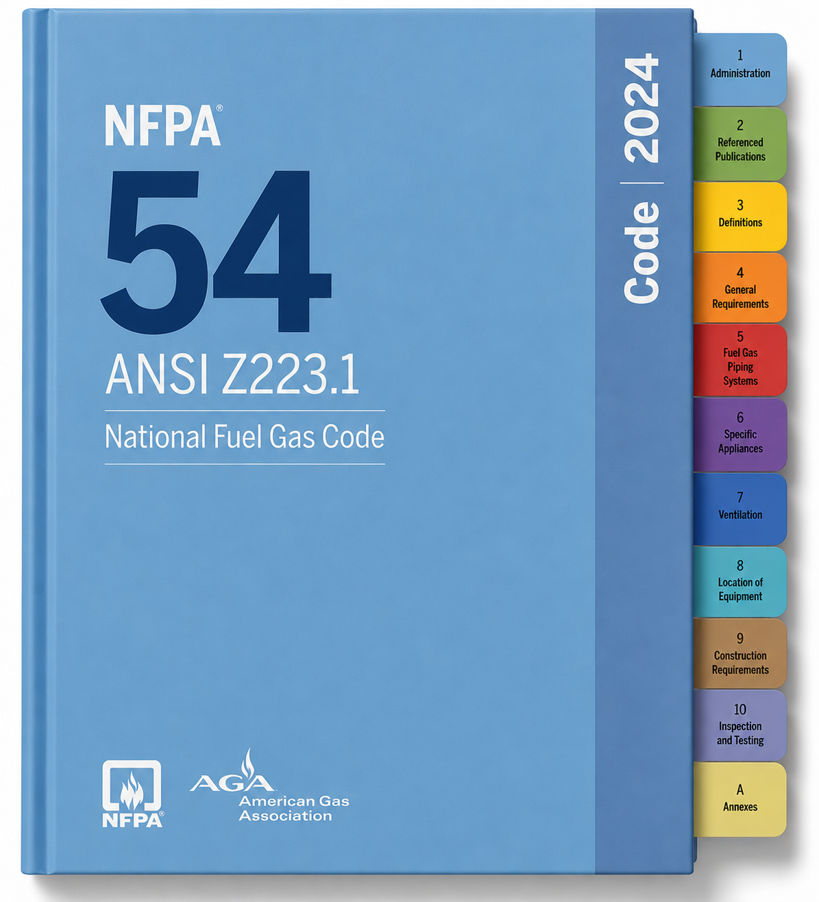 NFPA 54 Tabbed For You National Fuel Gas Code 2024 Edition