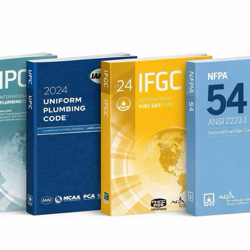 Texas Journeyman & Master Plumber Complete Codebook Kit for Journeyman/Master Exam