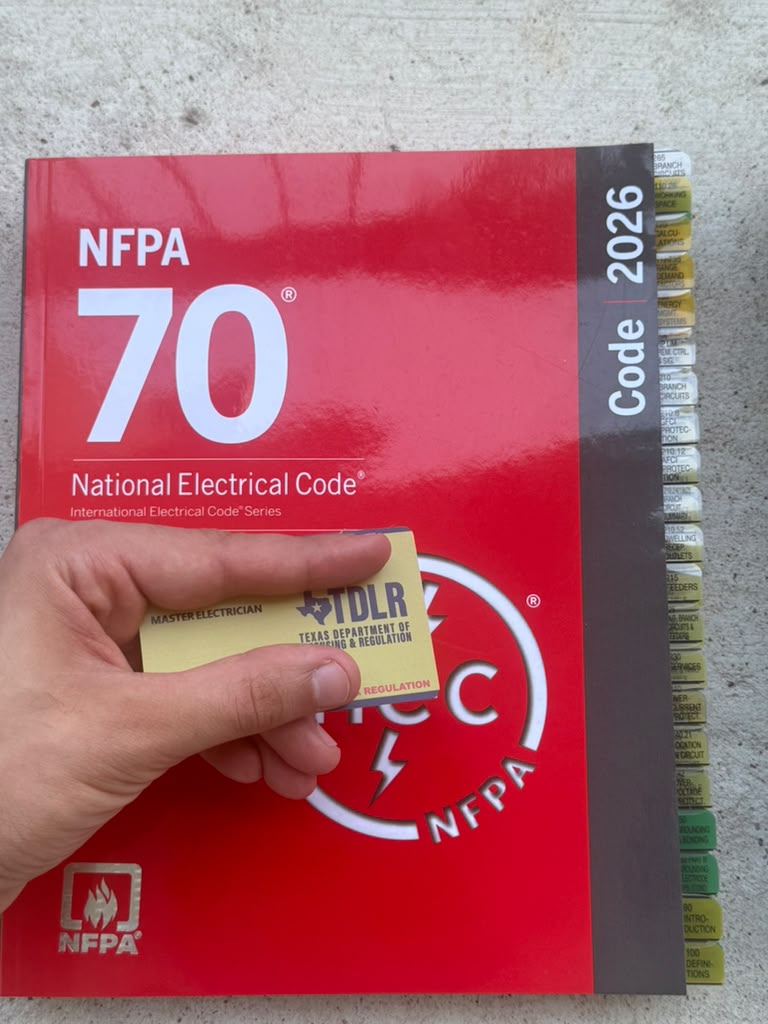 NFPA NEC 2026 Paperback Codebook Pre Tabbed for the Journeyman/Electrical Contractor Exam