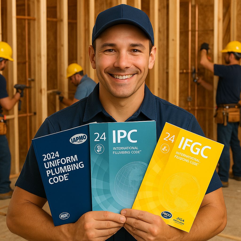 Ultimate Plumbing Codebook Kit - IPC,UPC,IFGC 2024 Latest Edition