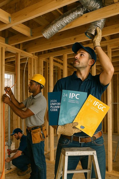 Ultimate Plumbing Codebook Kit - IPC,UPC,IFGC 2024 Latest Edition