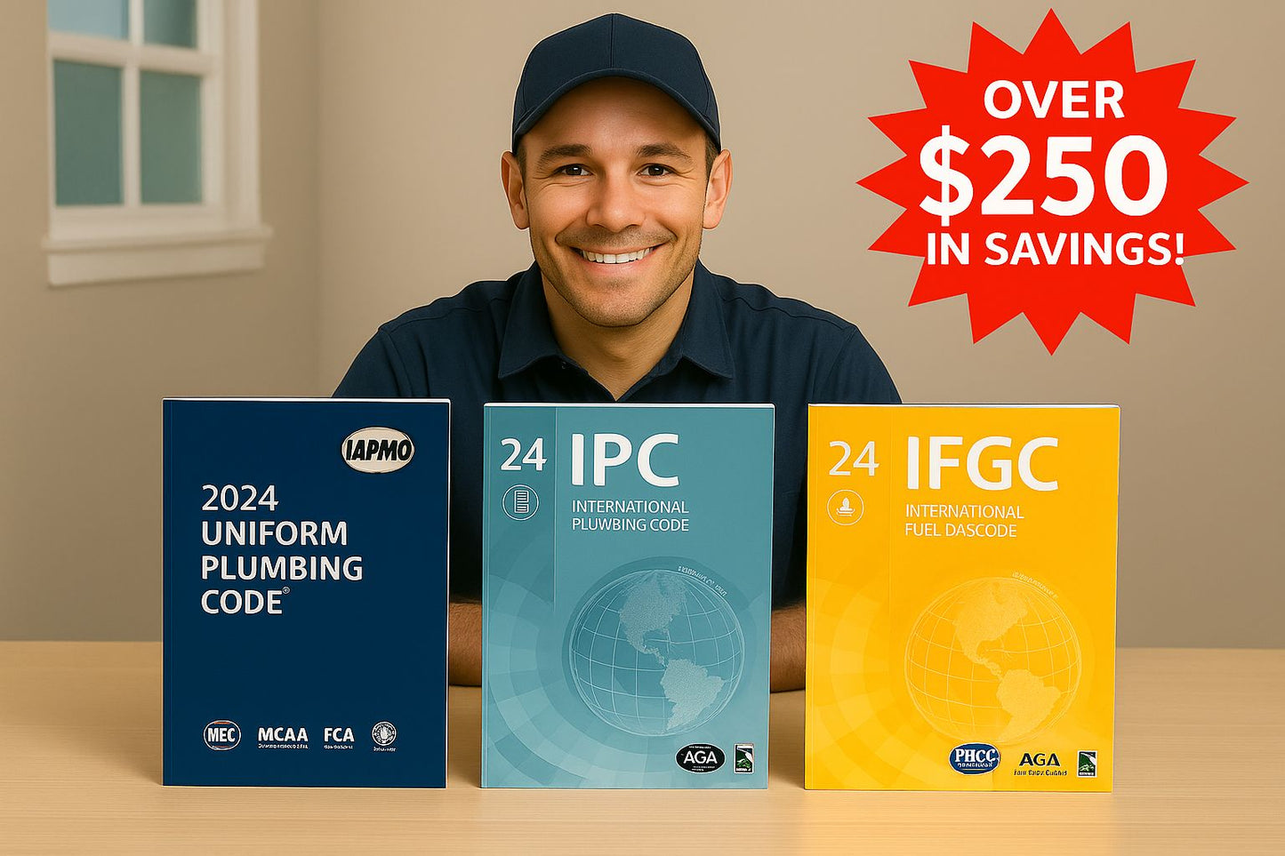 Ultimate Plumbing Codebook Kit - IPC,UPC,IFGC 2024 Latest Edition