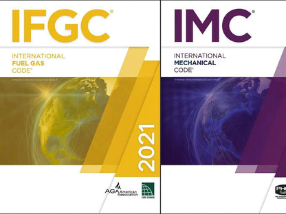 IFGC & IMC 2021 HVAC Contractor Pro Savings Bundle - International Fuel Gas Code & Mechanical Code for Contractors