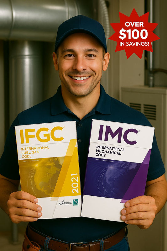 IFGC & IMC 2021 HVAC Contractor Pro Savings Bundle - International Fuel Gas Code & Mechanical Code for Contractors