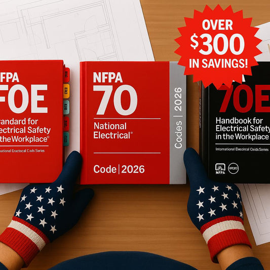 2026 NEC Codebook with NFPA 70E Codebook & Handbook 2024 LATEST Kit for Electricians Comprehensive Electrical Safety & Compliance Guide