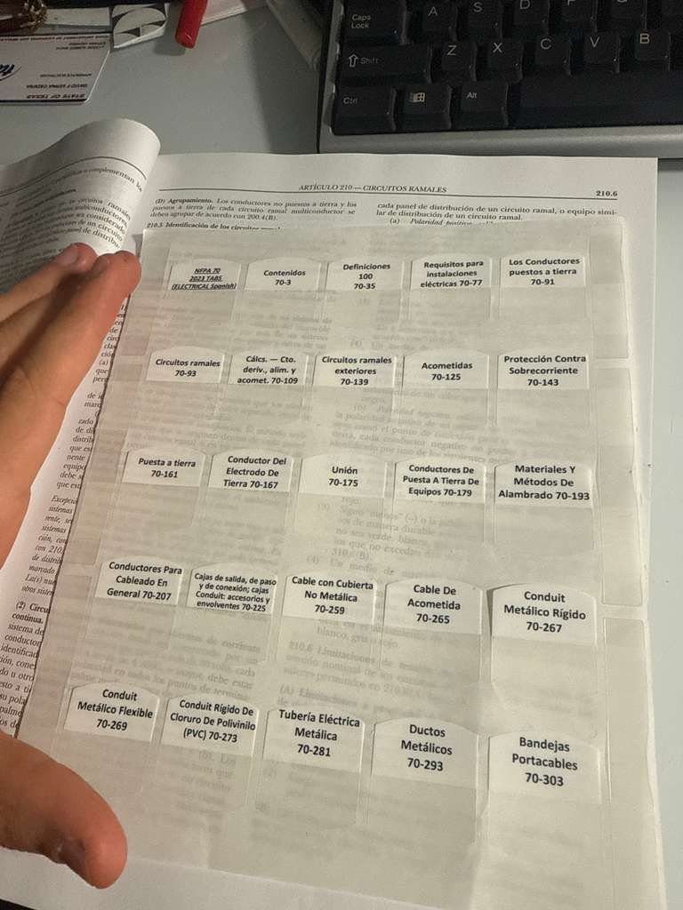 NEC 2020 Spanish Edition with Tabs - Codigo Electrico Nacional en Español con Etiquetas