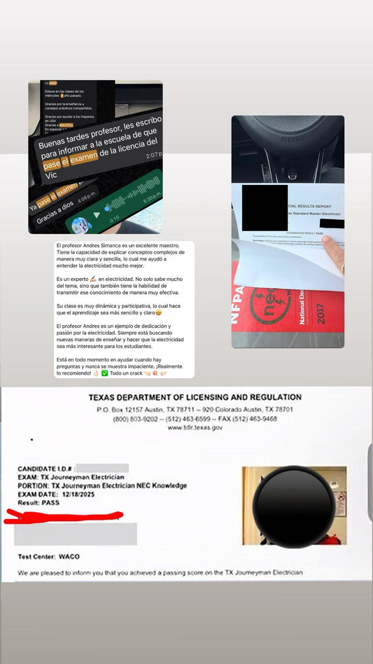 Curso Completo para Pasar el Examen de Journeyman y Master Electricista