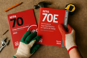 National Electrical Code en Español del NEC 2023 + Edición en Español de NFPA 70E – Kit Definitivo para Electricistas Hispanohablantes | Estándares Eléctricos Completos