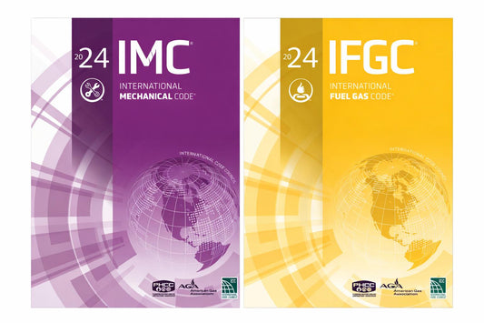 HVAC Ultimate Codebook Kit - 2024 IMC + IFGC International Mechanical Code + International Fuel Gas Code