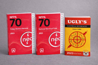 NEC 2023 Spanish and English Combo with Tabs and Ugly's Electrical References For Spanish Speaking Electricians