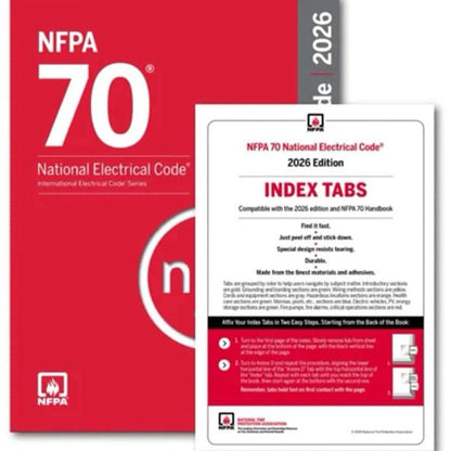 NFPA 70 2026 NEC with 2026 Analysis Of Change + 2026 Ugly's Electrical References and Index Tabs