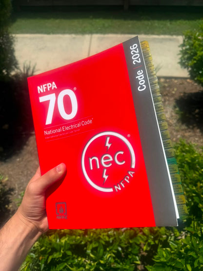 2026 NFPA 70® NEC® Texas Exam Edition — Tabbed, Highlighted & Master Electrician Notes