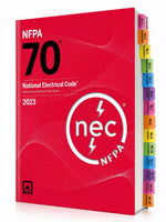 NFPA NEC 2023 Codebook Pre Tabbed For Electrician Apprentice & Contractors