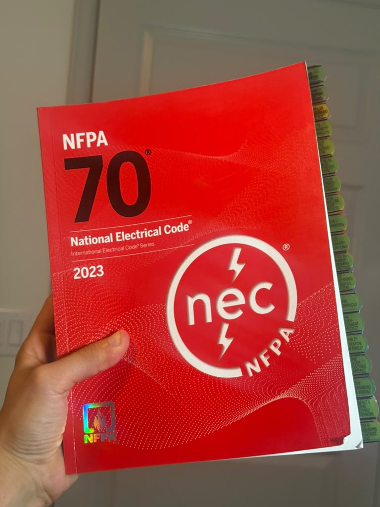 NFPA NEC 2023 Codebook Pre Tabbed For Electrician Apprentice & Contractors