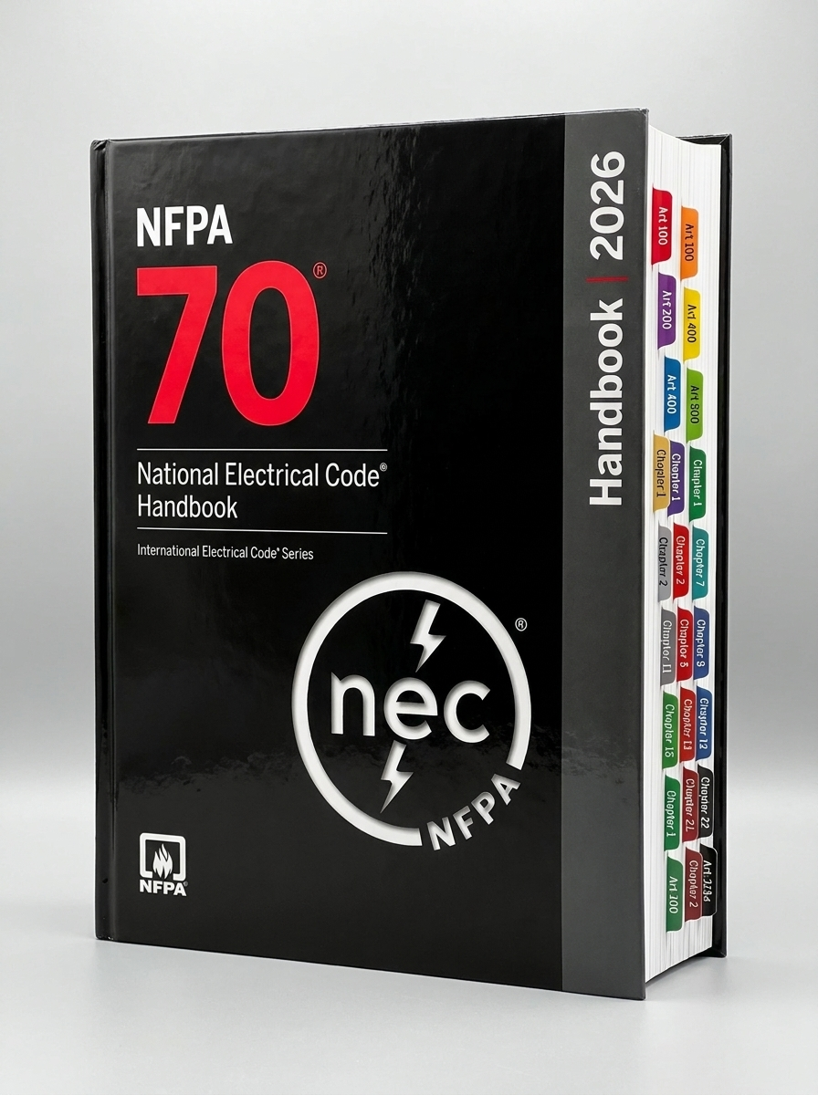 Tabbed for You NFPA 70 2026 NEC Handbook For Apprentices and Electricians