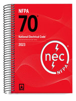 NFPA 70 National Electrical Code 2023 Spiralbound Edition with Index Tabs